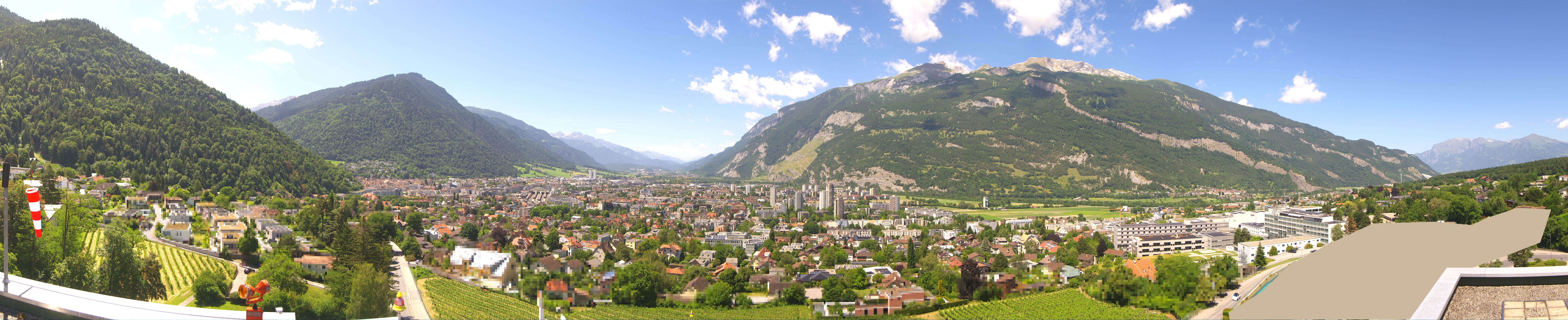 Archiv Foto Webcam Panoramablick Chur