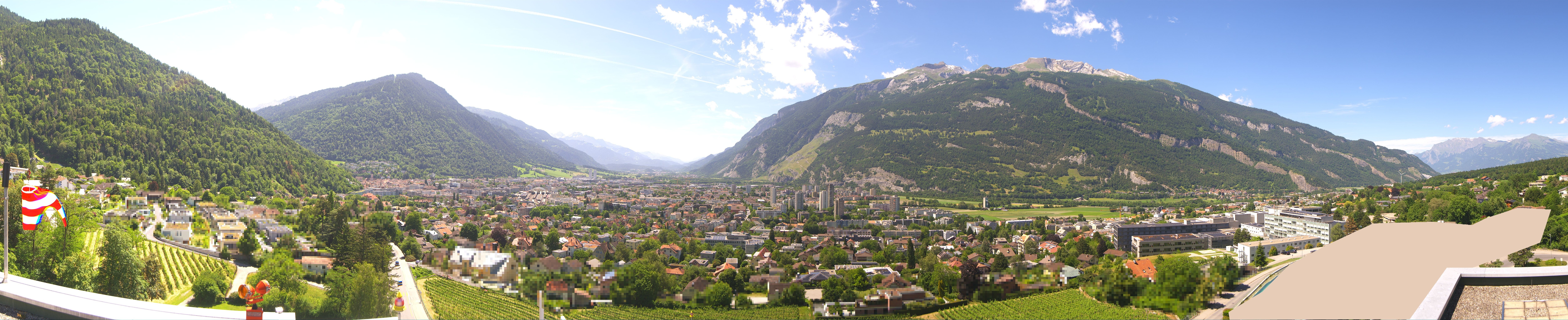 Archiv Foto Webcam Panoramablick Chur