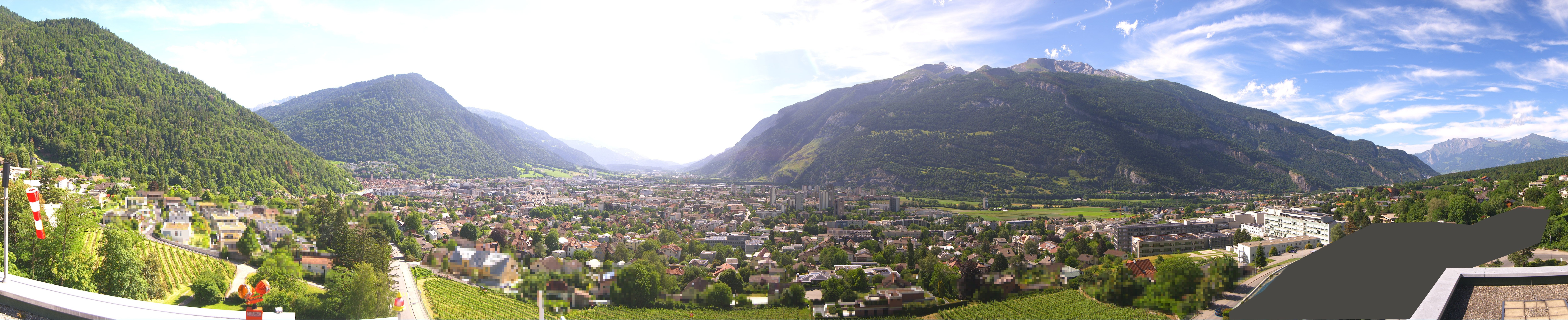Archiv Foto Webcam Panoramablick Chur