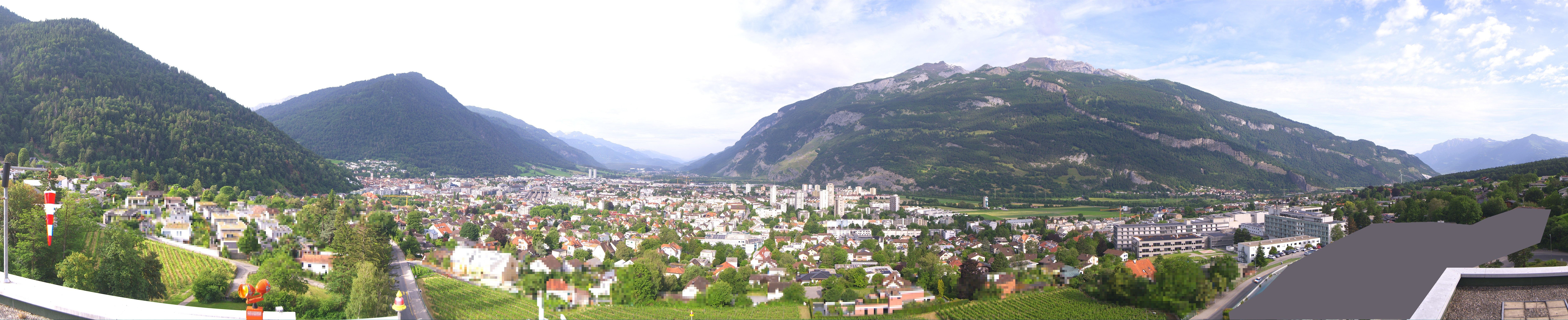 Archiv Foto Webcam Panoramablick Chur