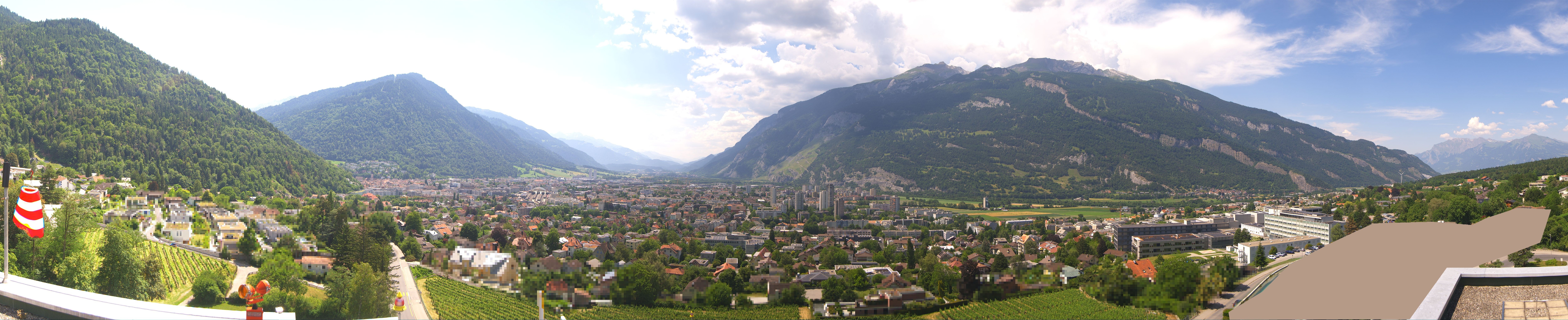 Archiv Foto Webcam Panoramablick Chur