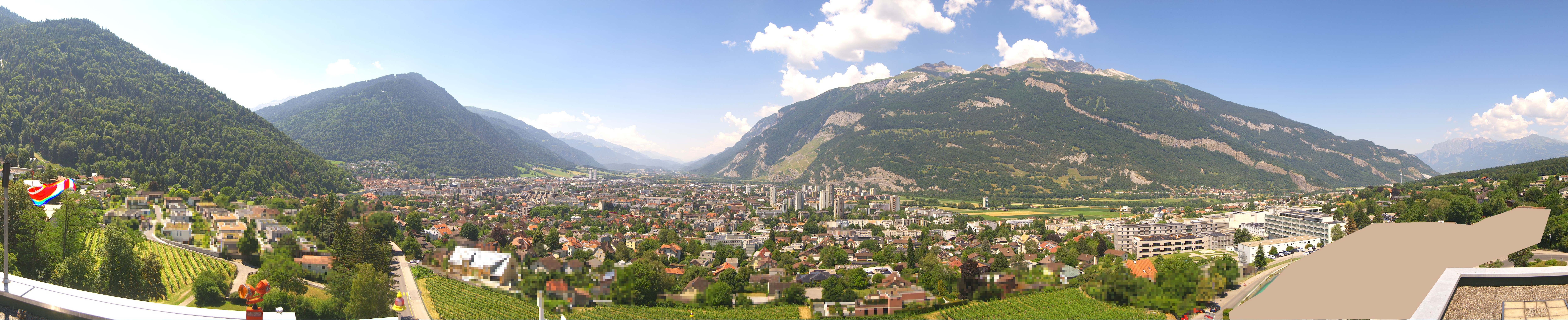 Archiv Foto Webcam Panoramablick Chur