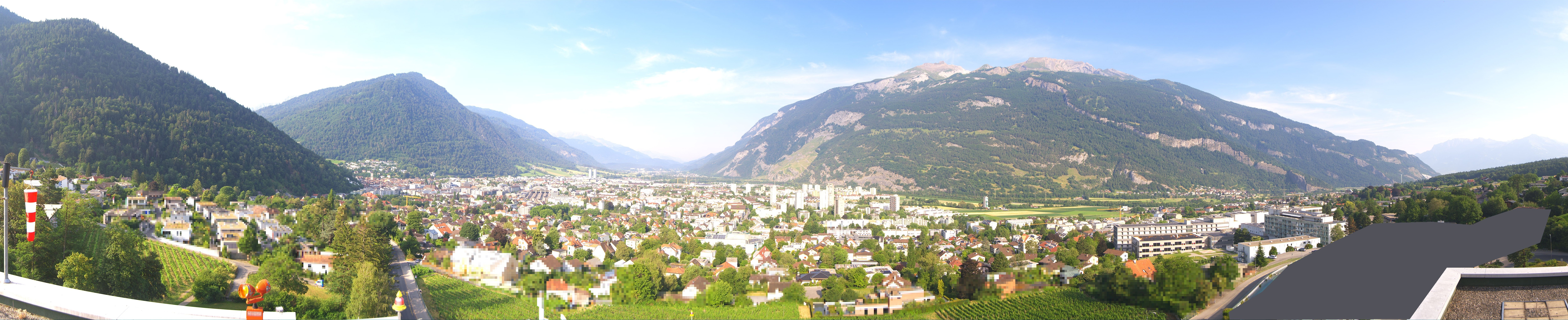 Archiv Foto Webcam Panoramablick Chur