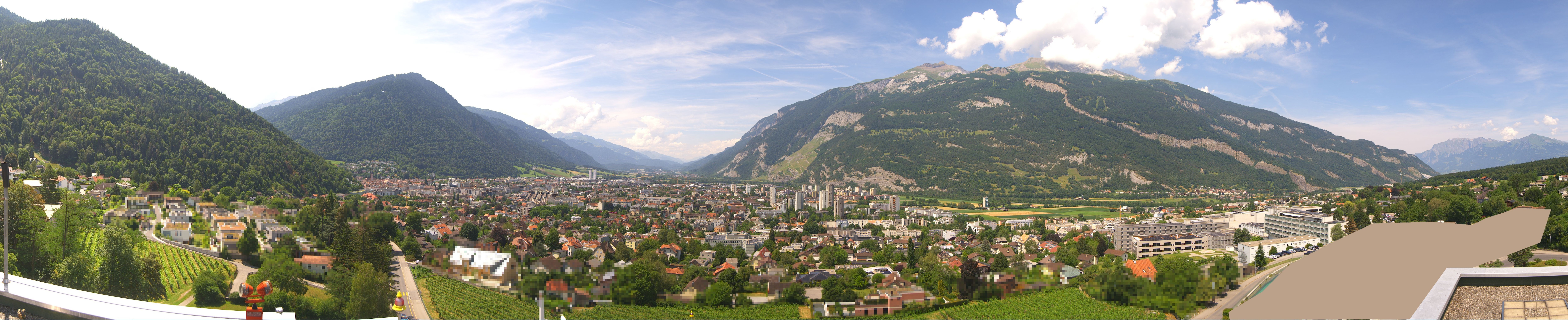 Archiv Foto Webcam Panoramablick Chur