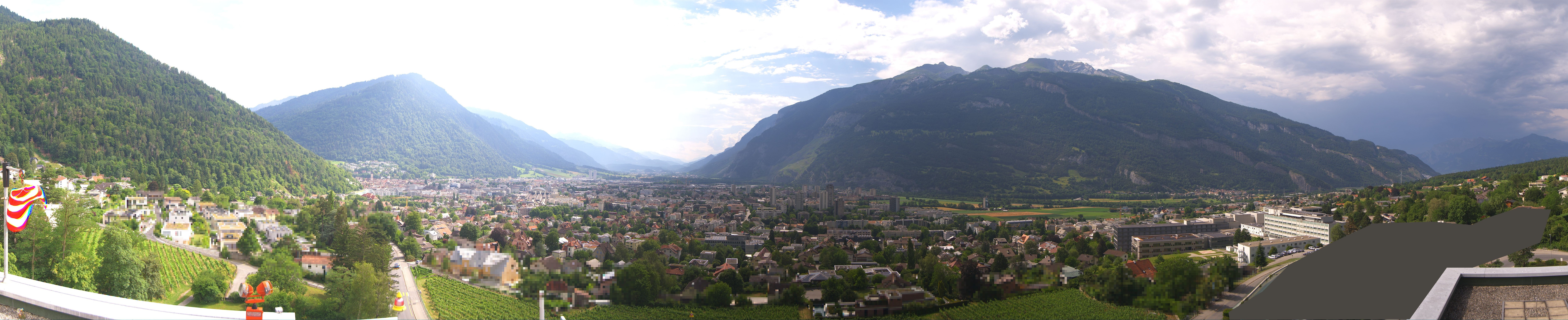Archiv Foto Webcam Panoramablick Chur