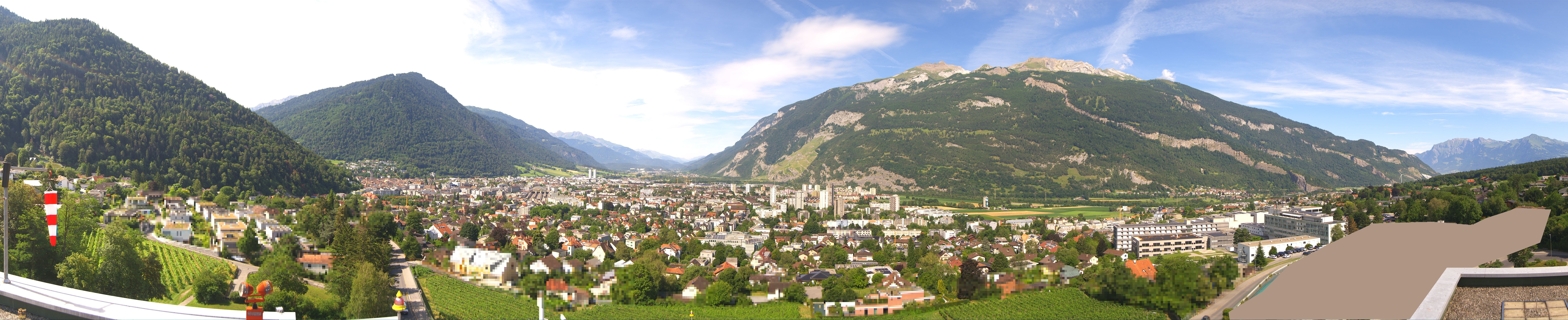Archiv Foto Webcam Panoramablick Chur