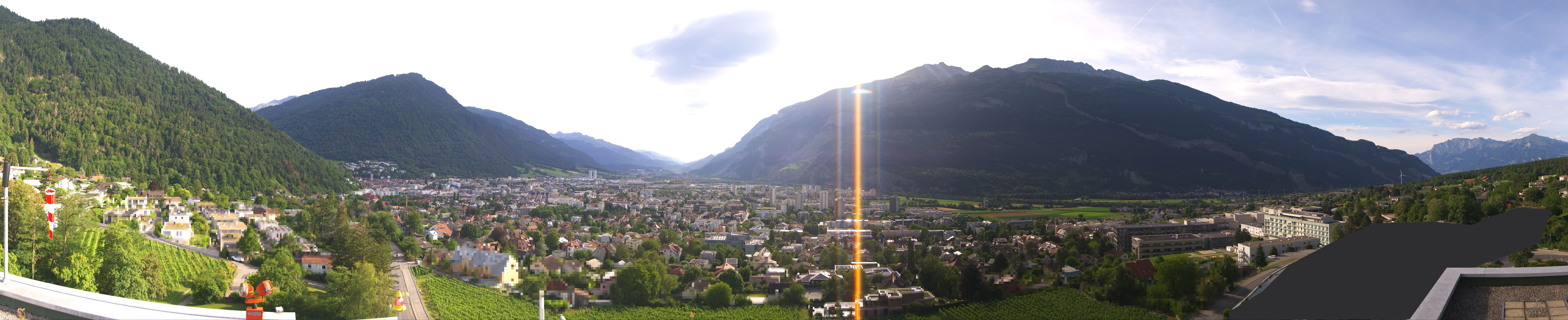 Archiv Foto Webcam Panoramablick Chur