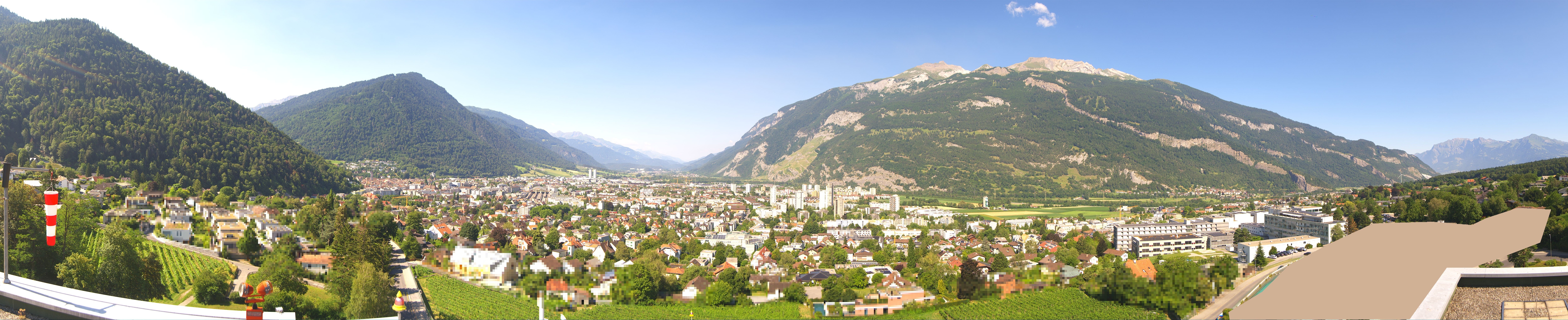 Archiv Foto Webcam Panoramablick Chur