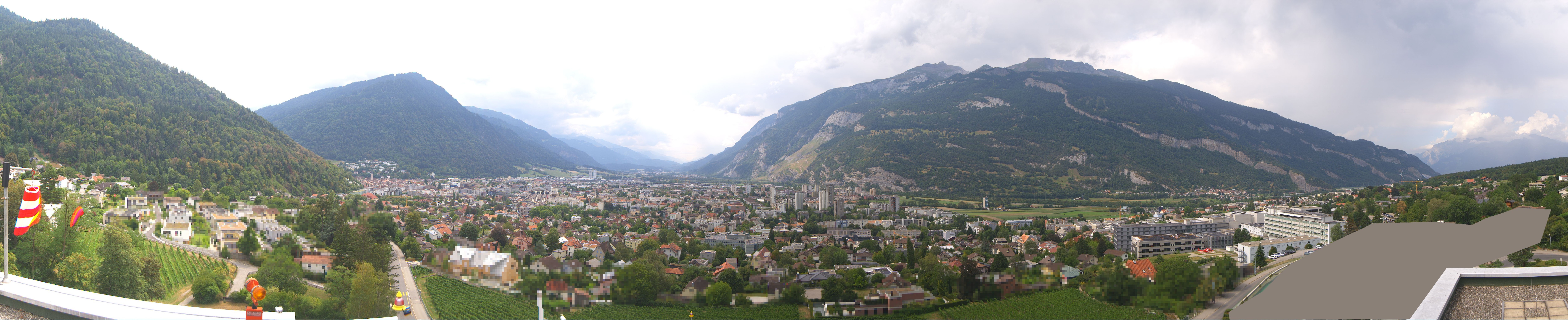 Archiv Foto Webcam Panoramablick Chur