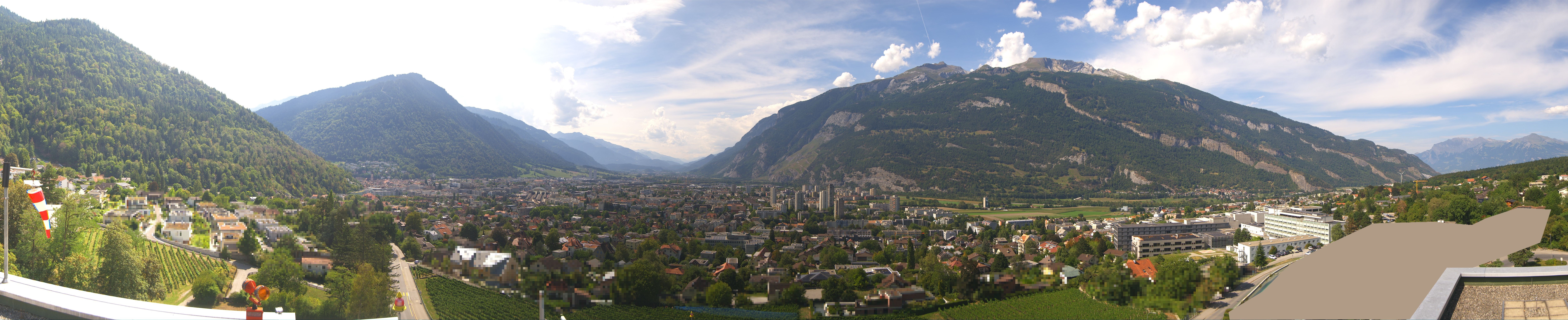 Archiv Foto Webcam Panoramablick Chur