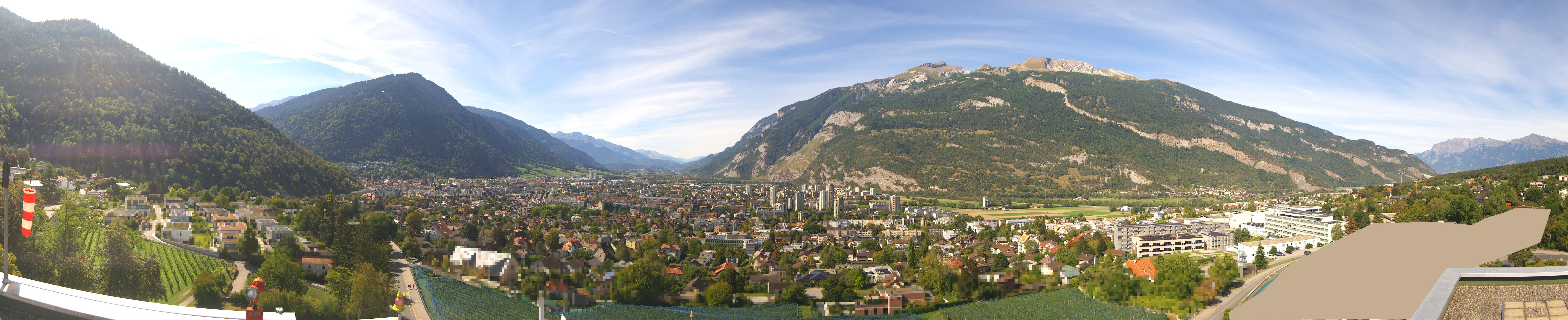 Archiv Foto Webcam Panoramablick Chur