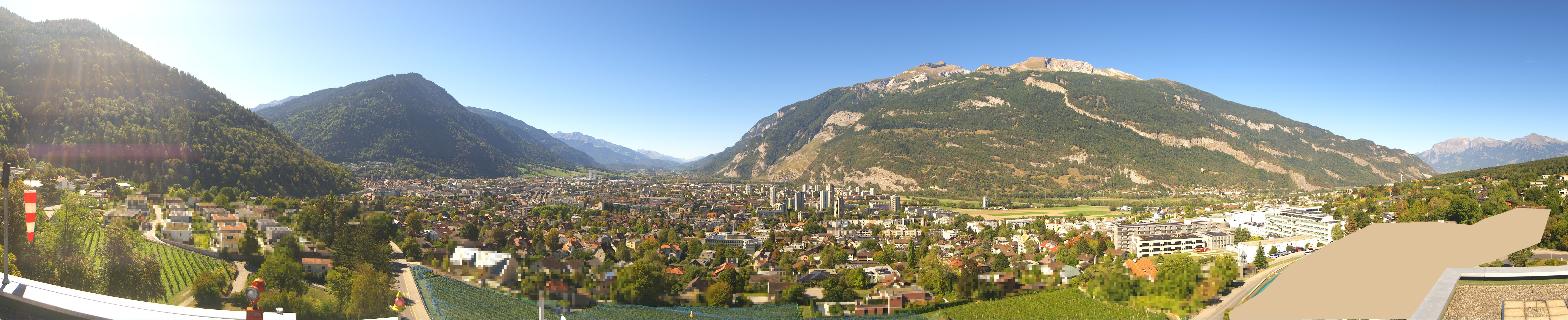 Archiv Foto Webcam Panoramablick Chur