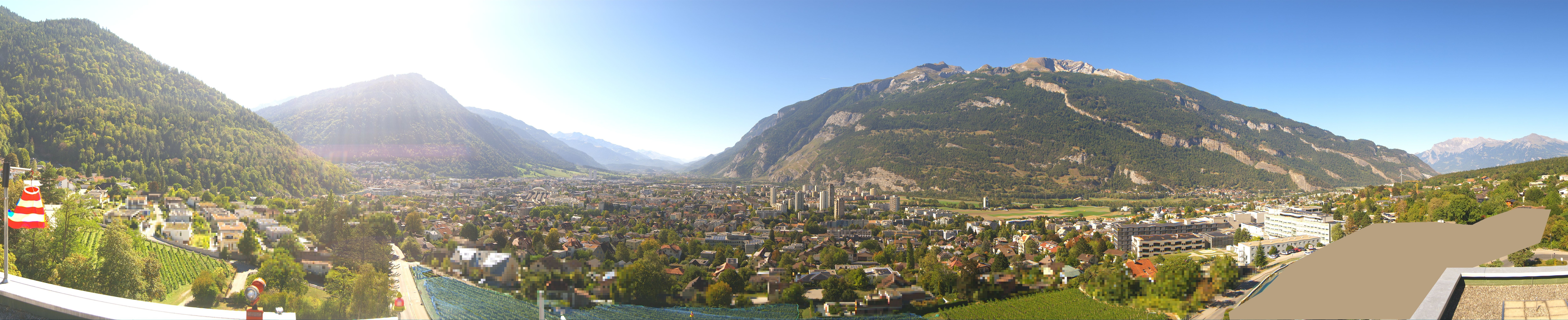 Archiv Foto Webcam Panoramablick Chur