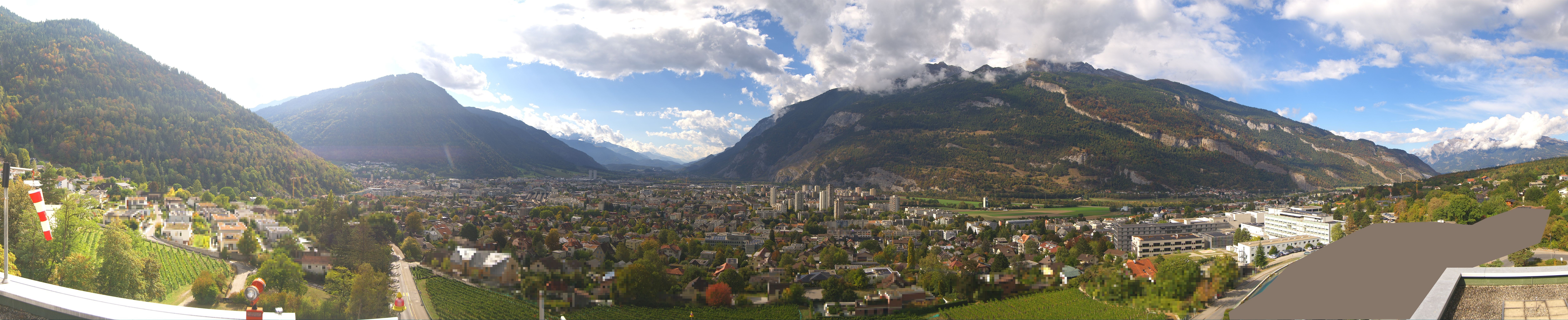 Archiv Foto Webcam Panoramablick Chur