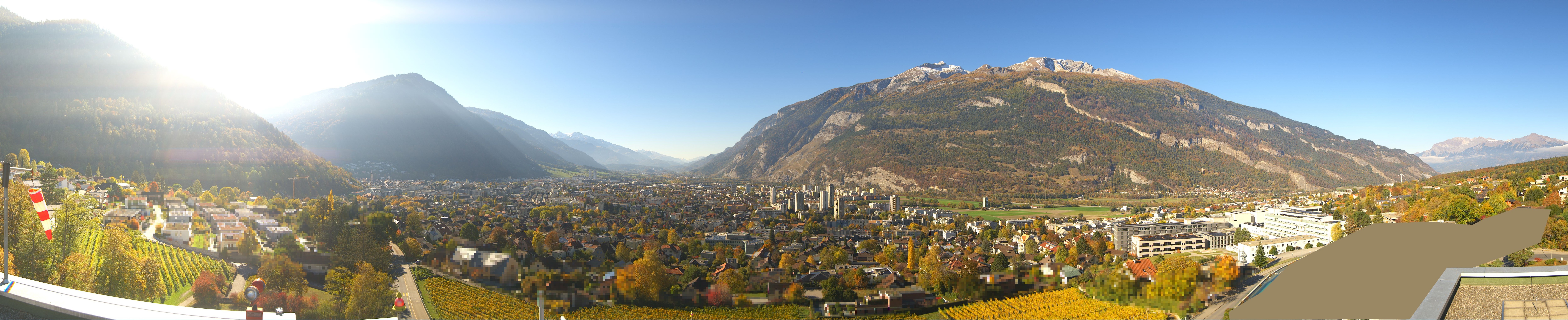 Archiv Foto Webcam Panoramablick Chur