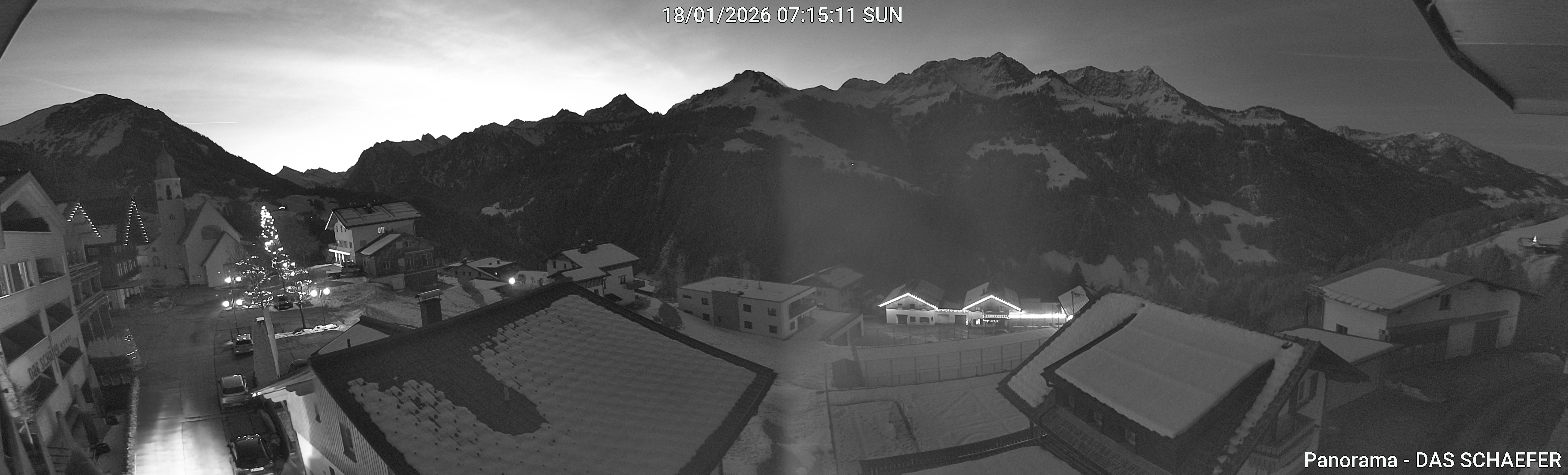 Archiv Foto Webcam Blick Dorf Fontanella