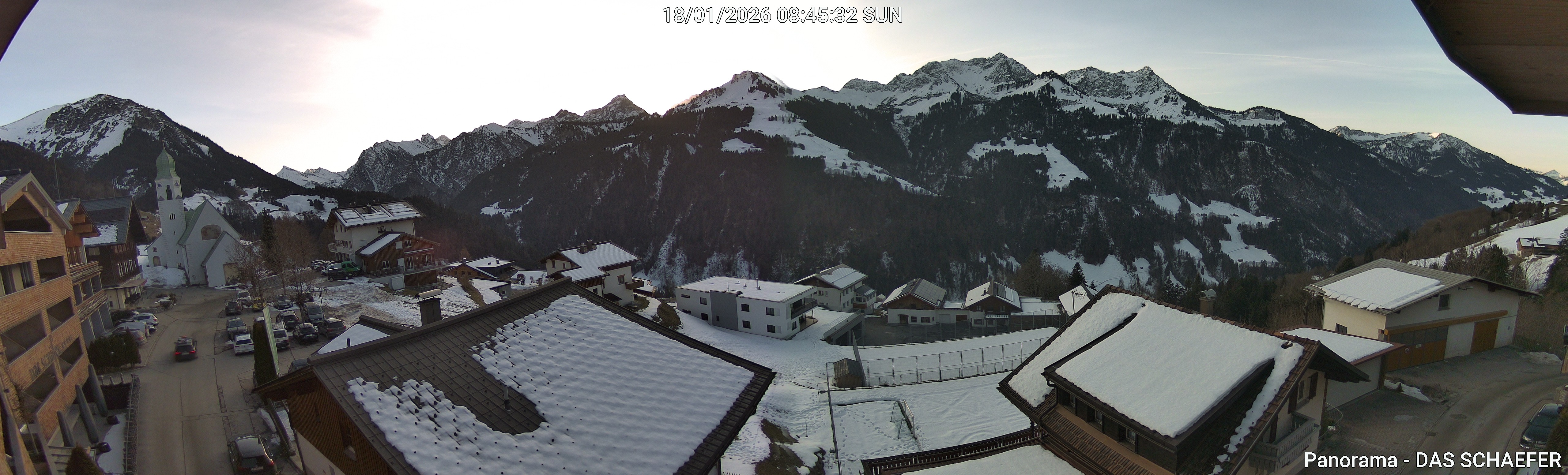 Archiv Foto Webcam Blick Dorf Fontanella