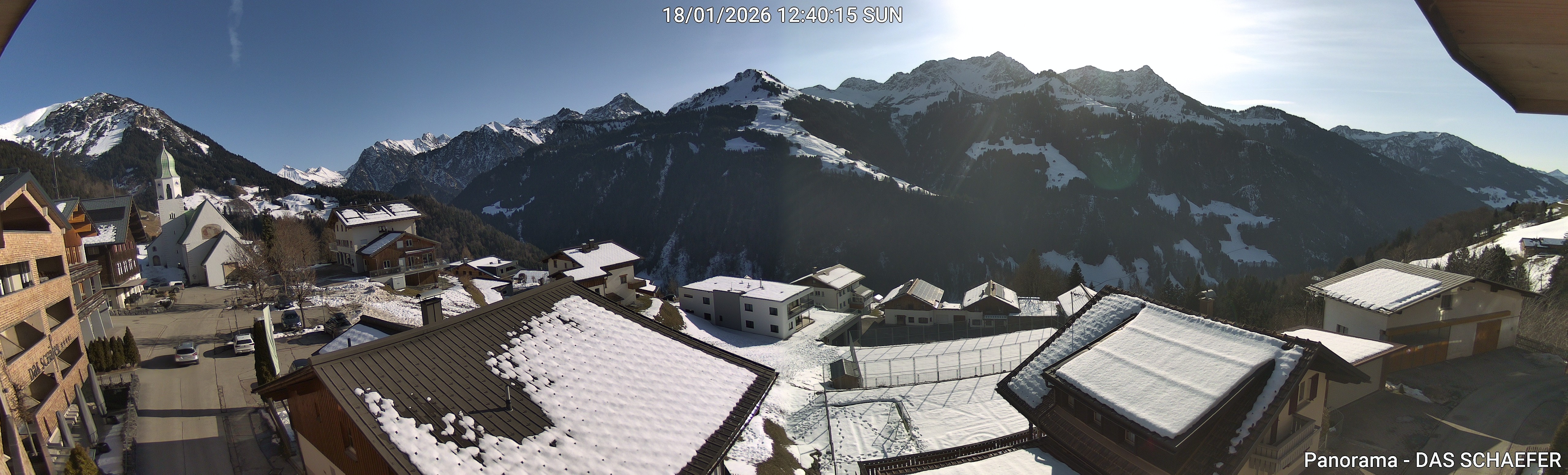 Archiv Foto Webcam Blick Dorf Fontanella