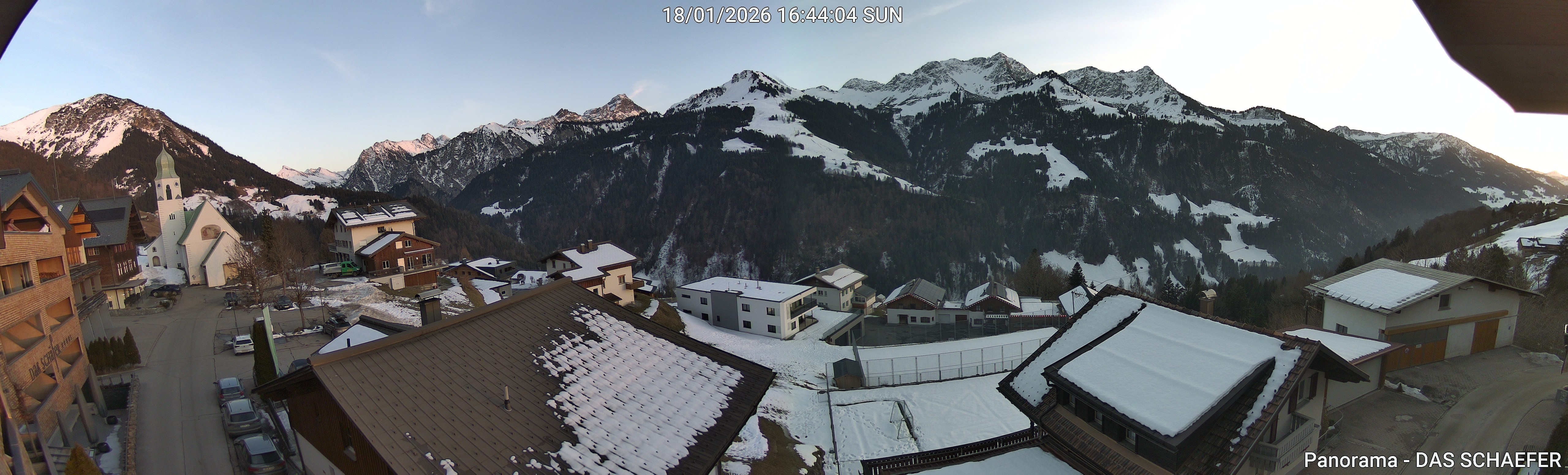Archiv Foto Webcam Blick Dorf Fontanella