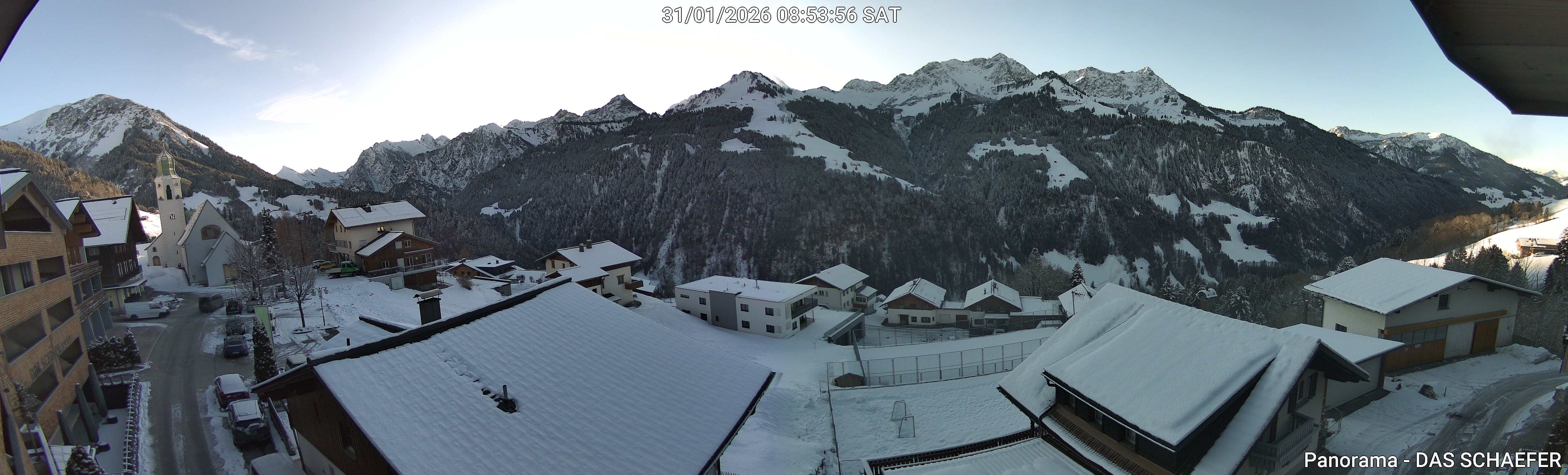 Archiv Foto Webcam Blick Dorf Fontanella