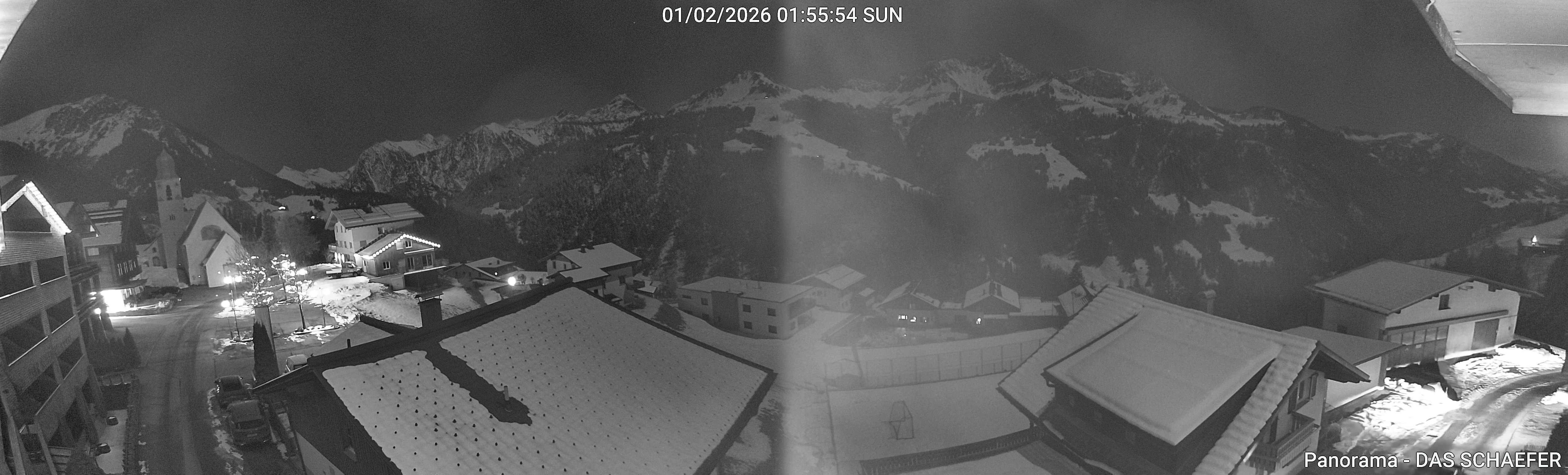 Archiv Foto Webcam Blick Dorf Fontanella