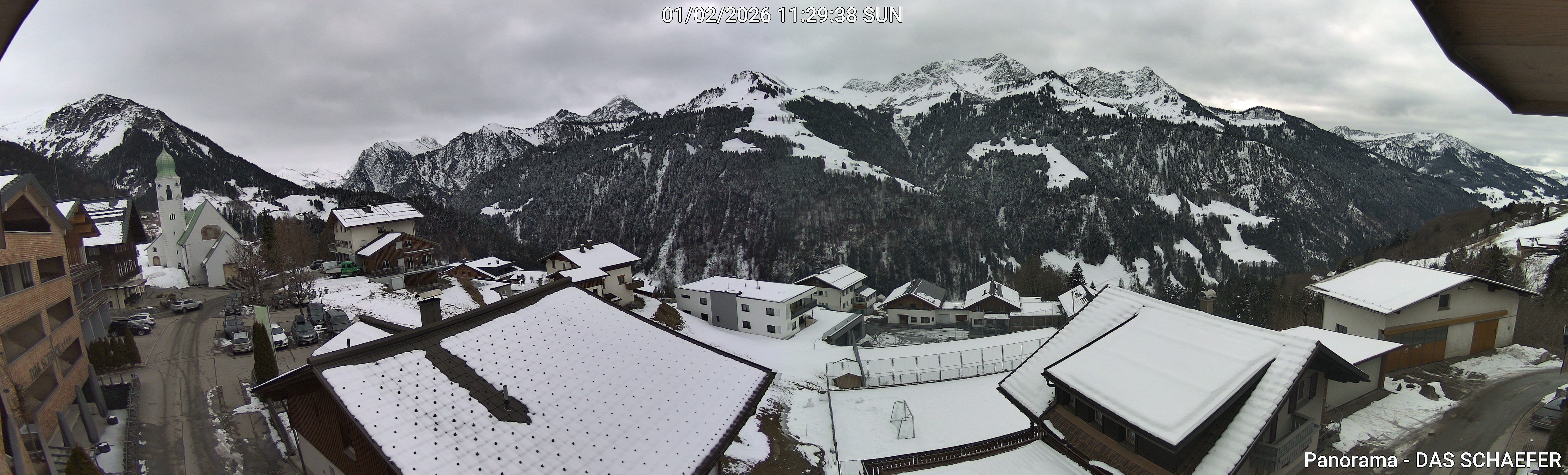 Archiv Foto Webcam Blick Dorf Fontanella