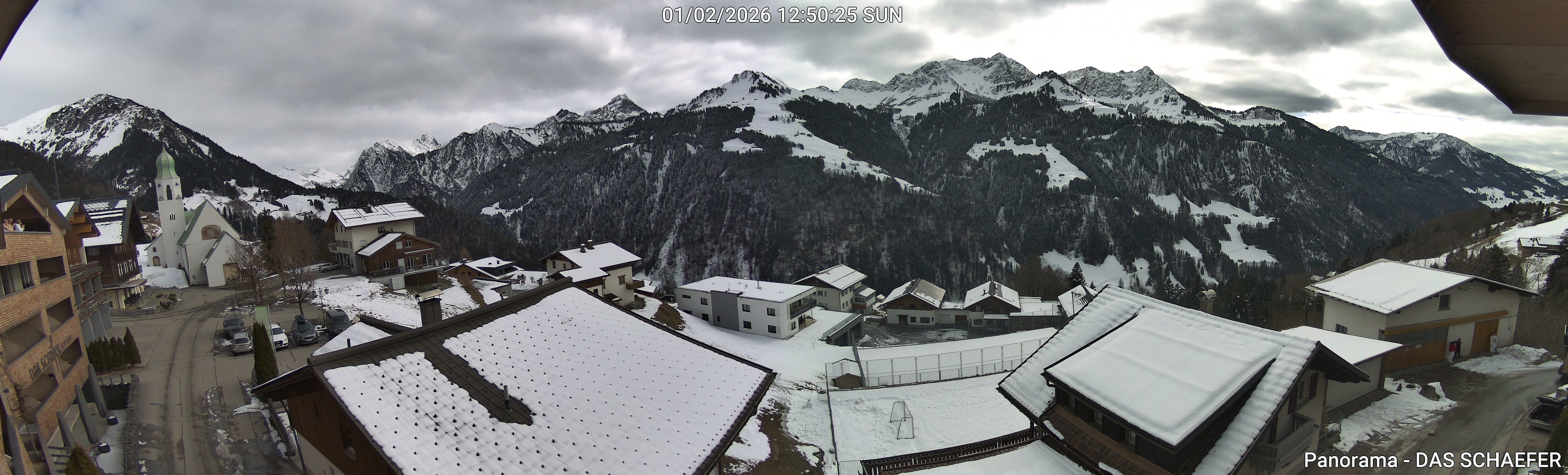 Archiv Foto Webcam Blick Dorf Fontanella