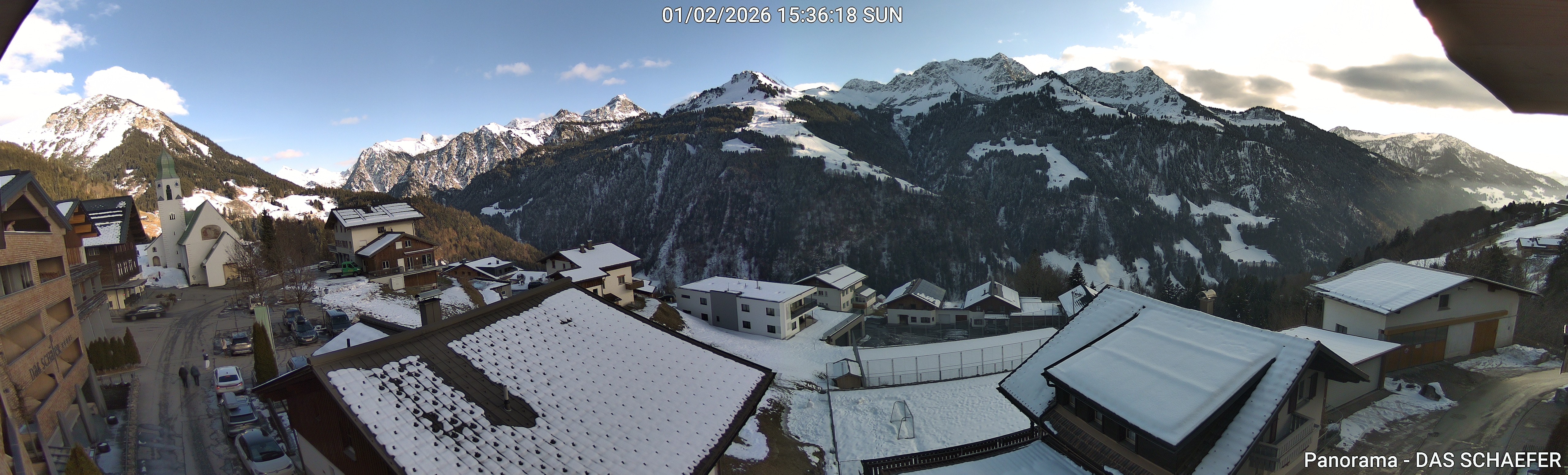 Archiv Foto Webcam Blick Dorf Fontanella