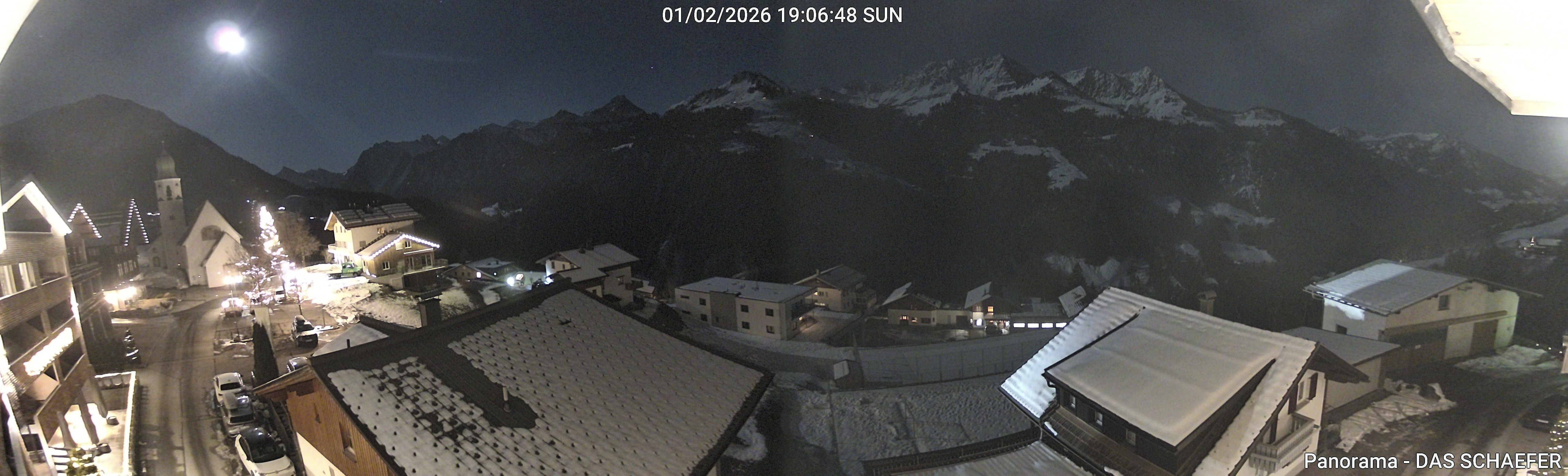 Archiv Foto Webcam Blick Dorf Fontanella