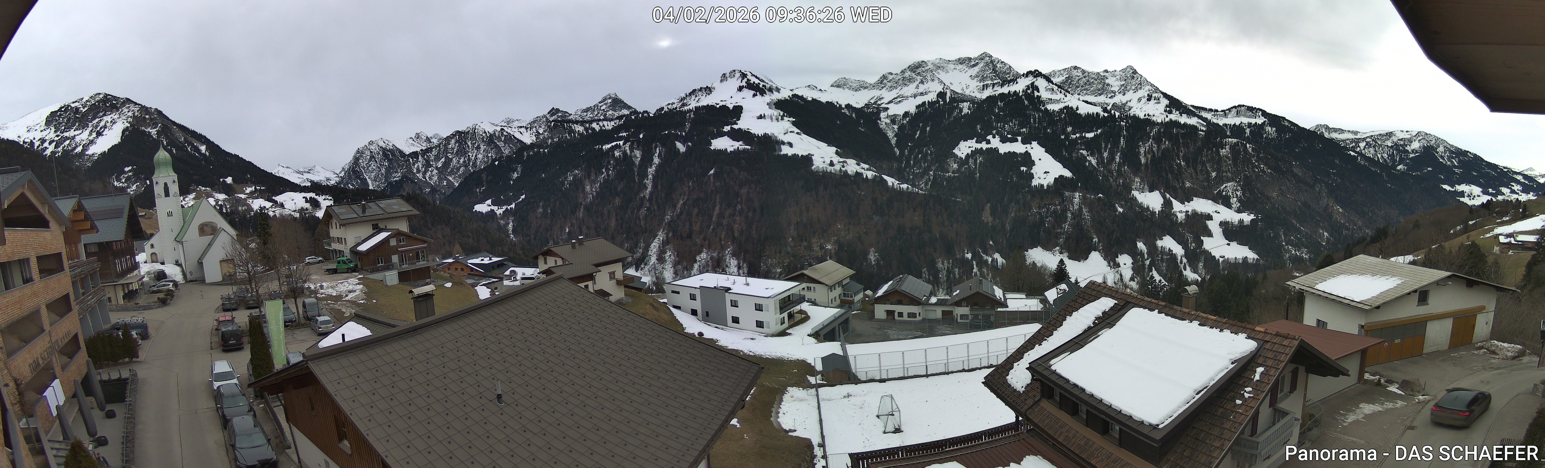 Archiv Foto Webcam Blick Dorf Fontanella