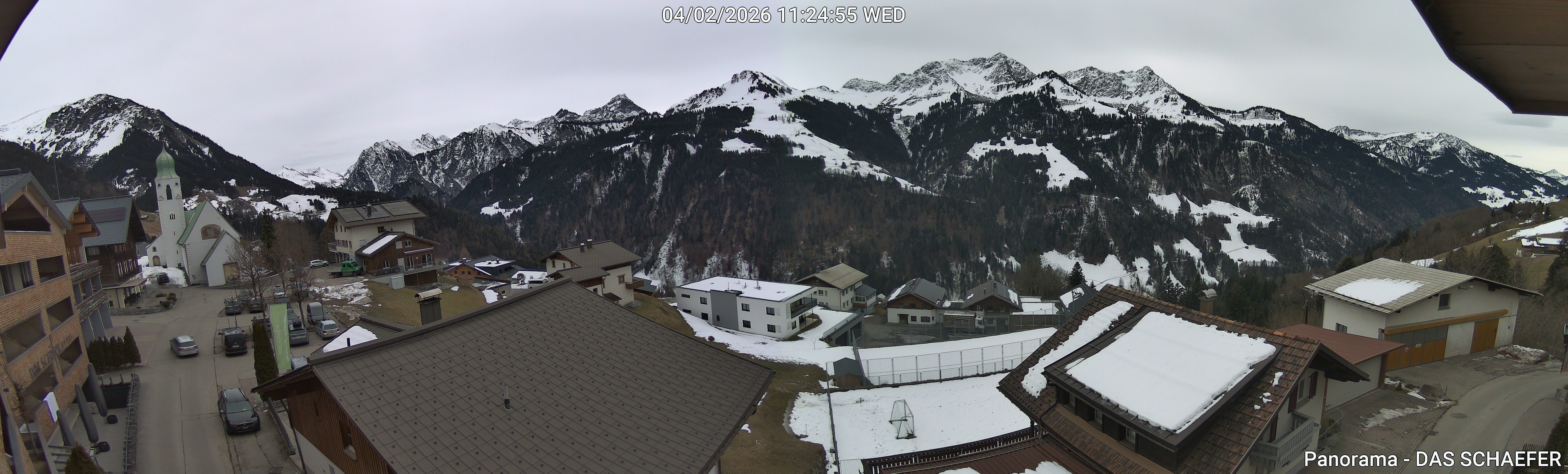 Archiv Foto Webcam Blick Dorf Fontanella