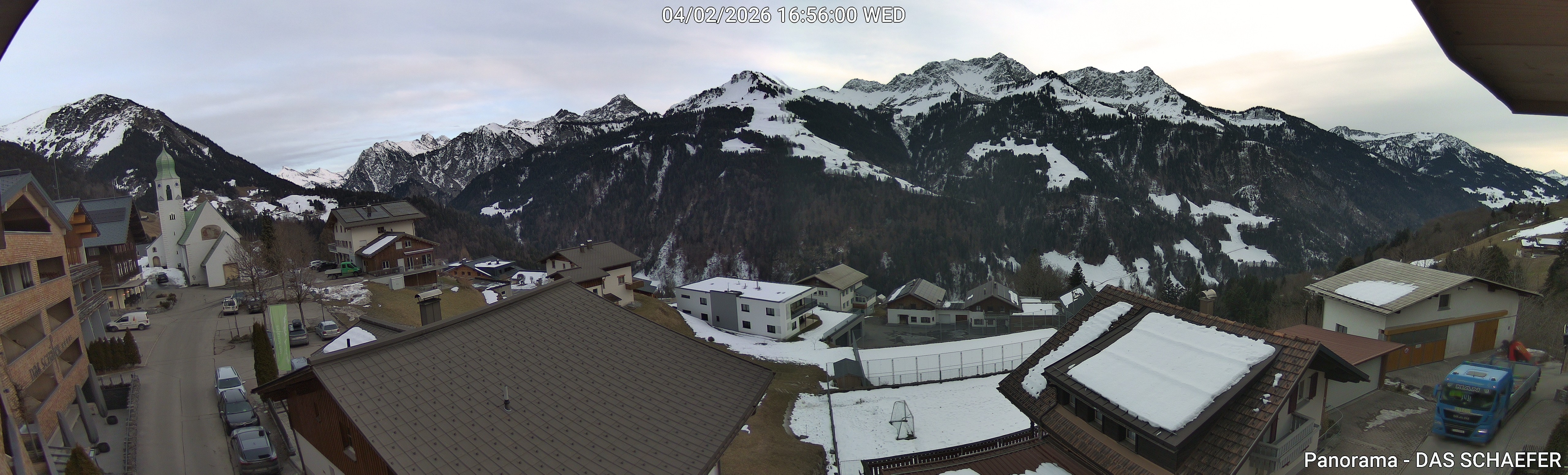Archiv Foto Webcam Blick Dorf Fontanella