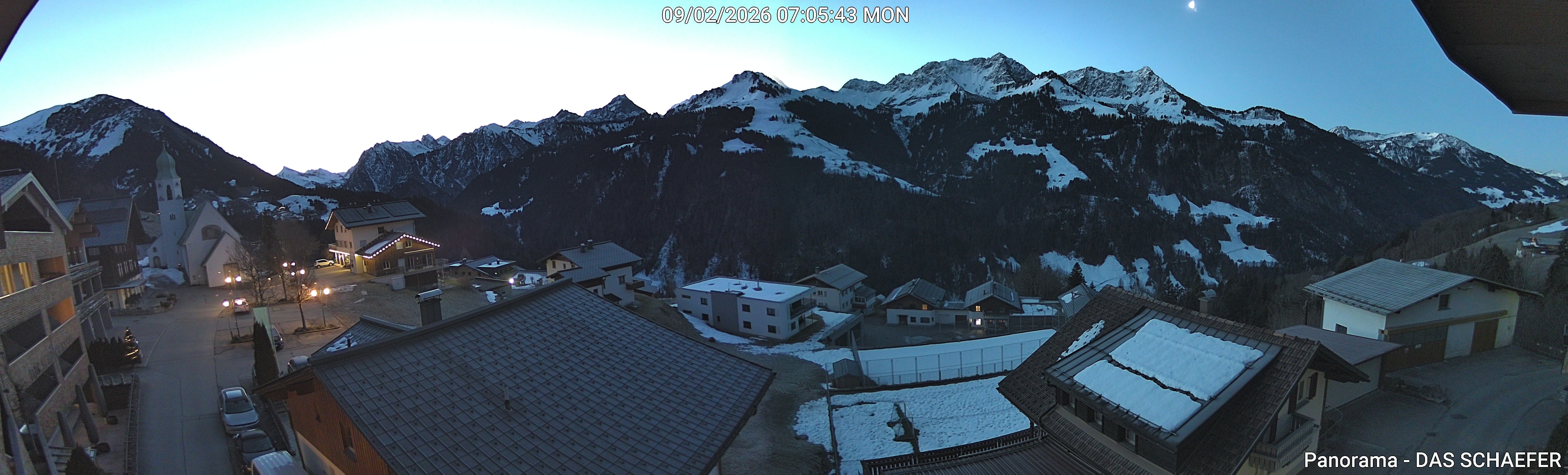 Archiv Foto Webcam Blick Dorf Fontanella