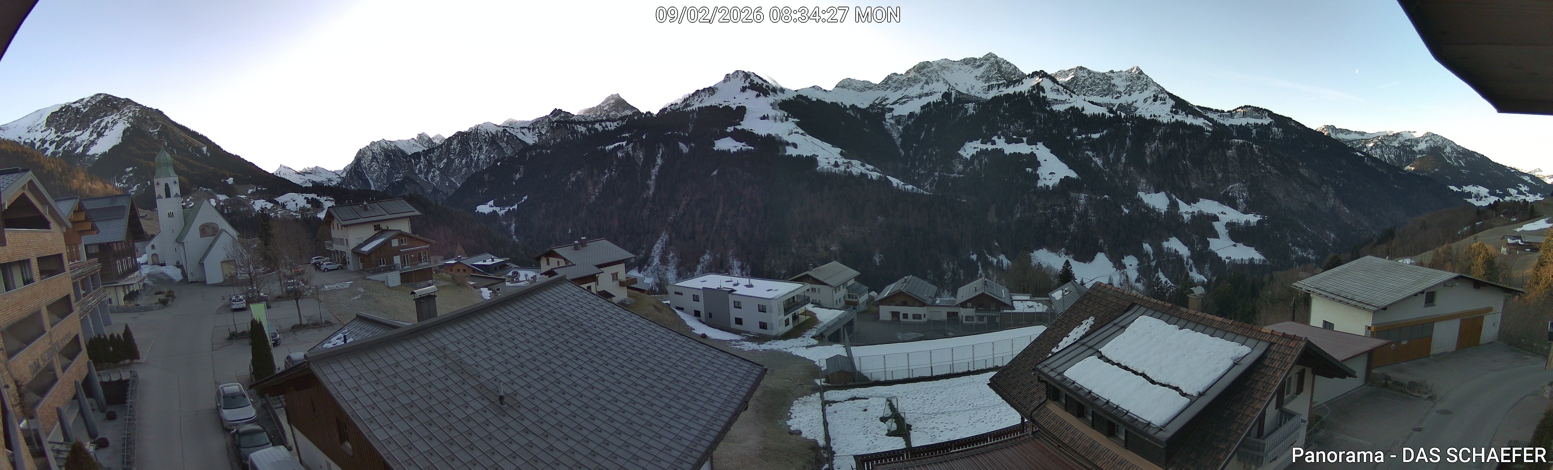 Archiv Foto Webcam Blick Dorf Fontanella