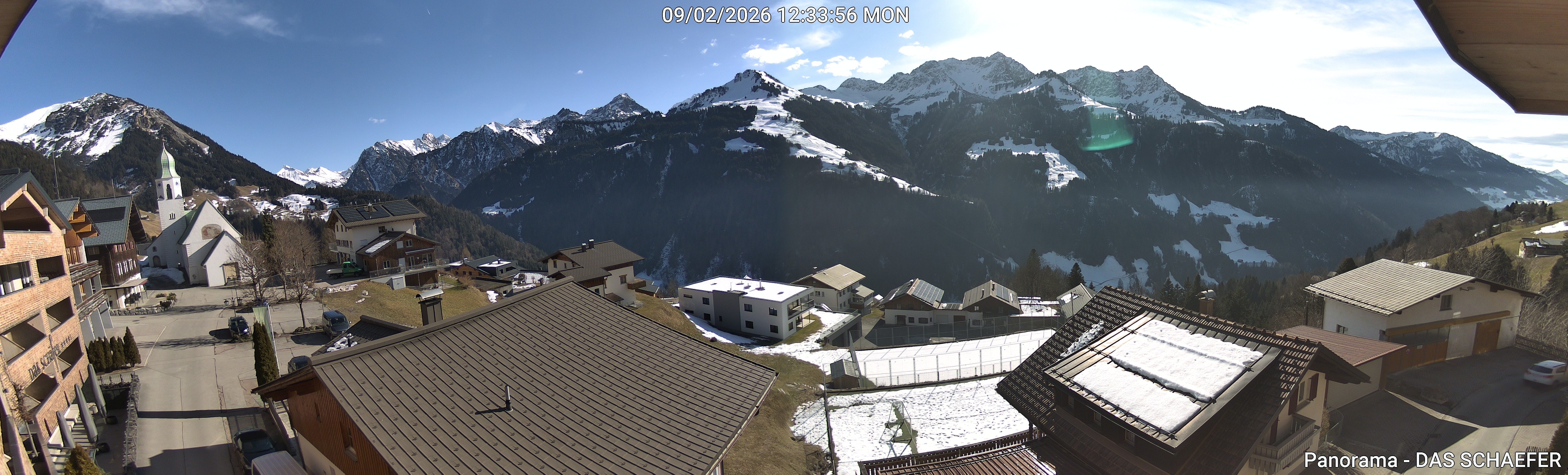 Archiv Foto Webcam Blick Dorf Fontanella