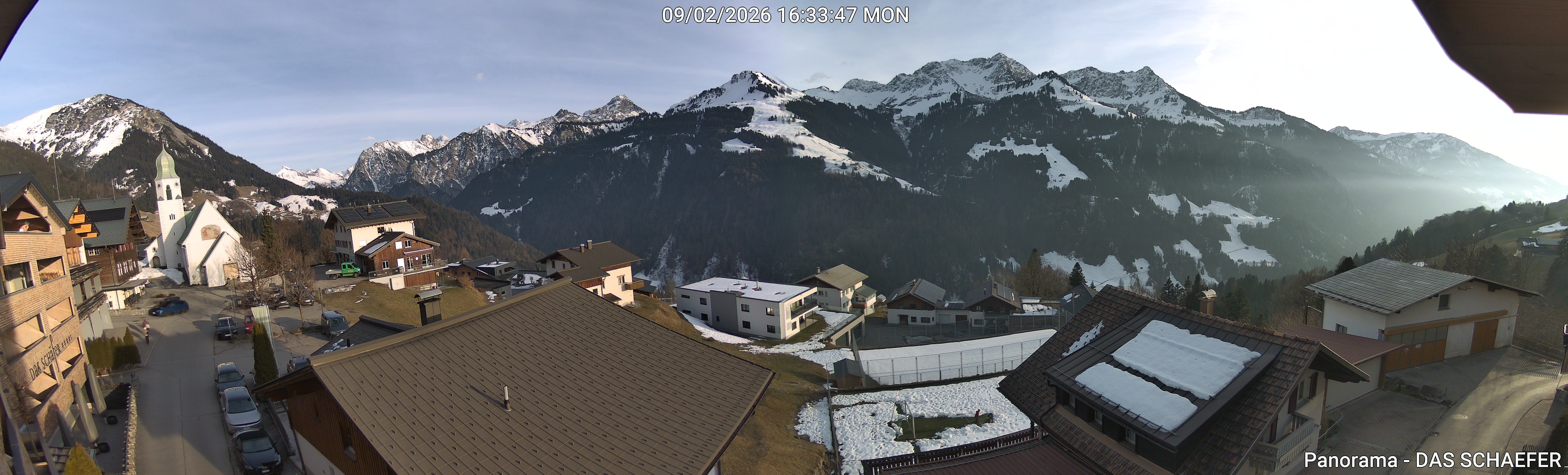 Archiv Foto Webcam Blick Dorf Fontanella
