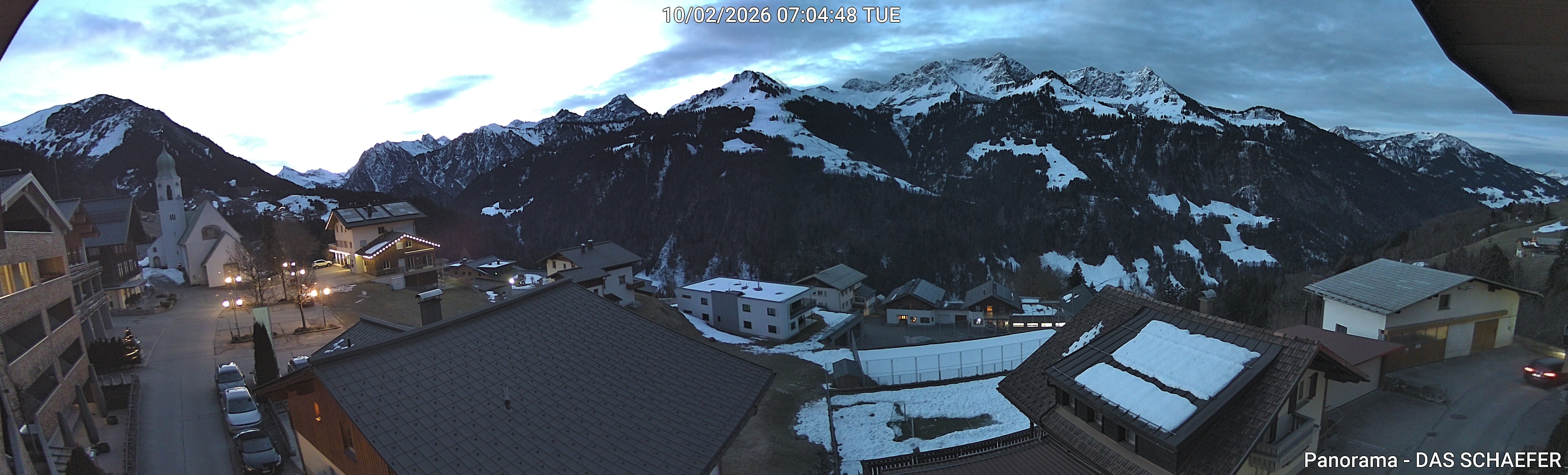 Archiv Foto Webcam Blick Dorf Fontanella