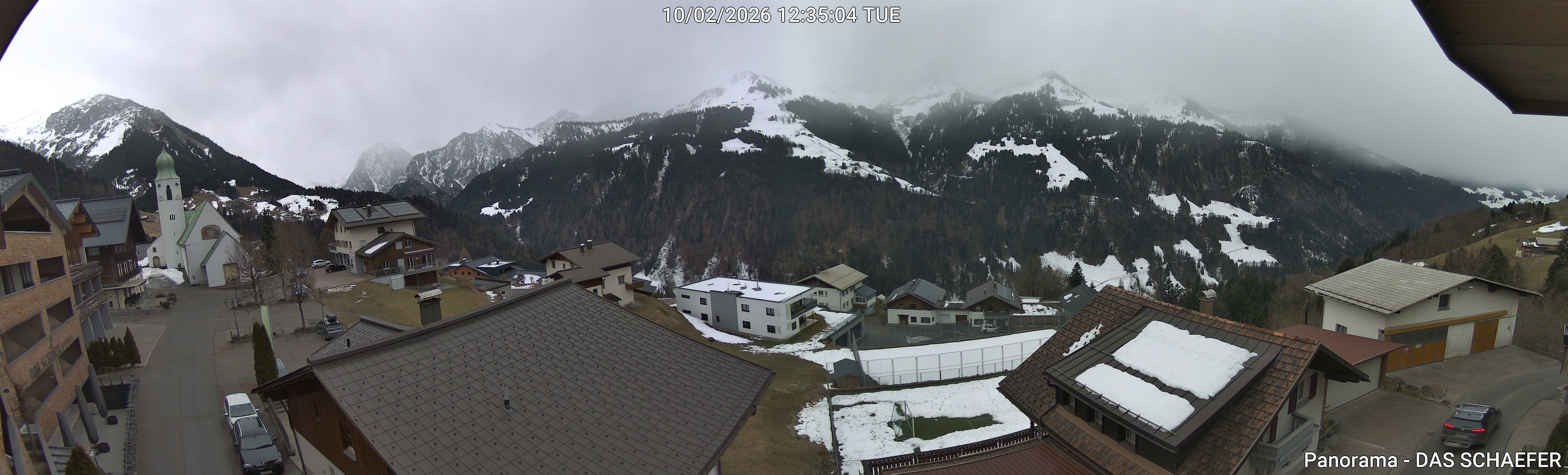 Archiv Foto Webcam Blick Dorf Fontanella