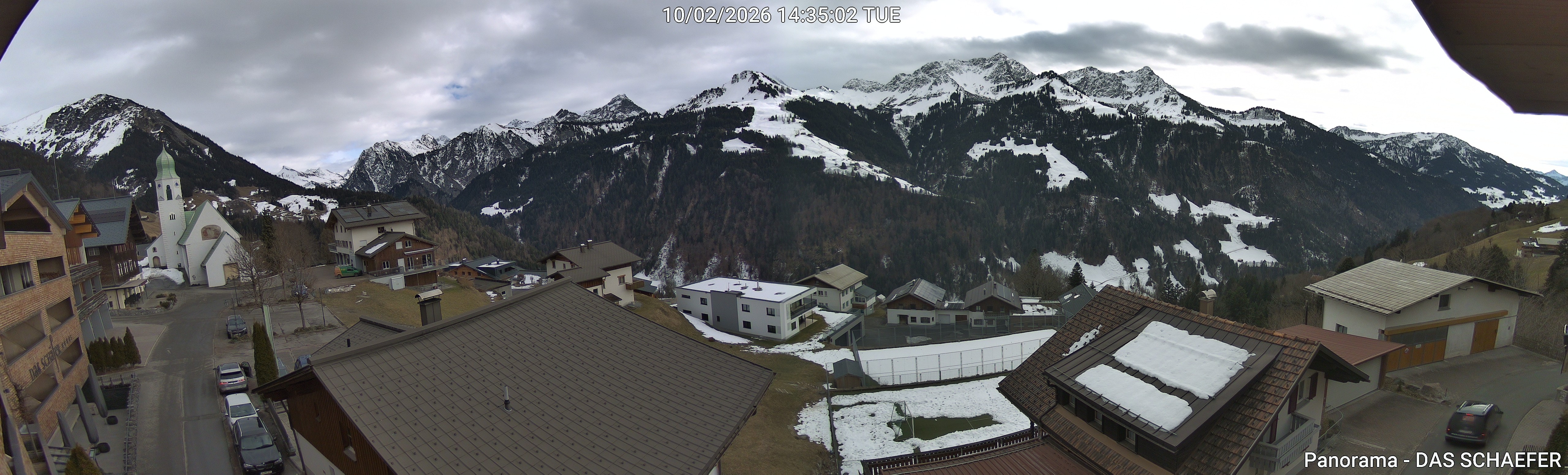 Archiv Foto Webcam Blick Dorf Fontanella