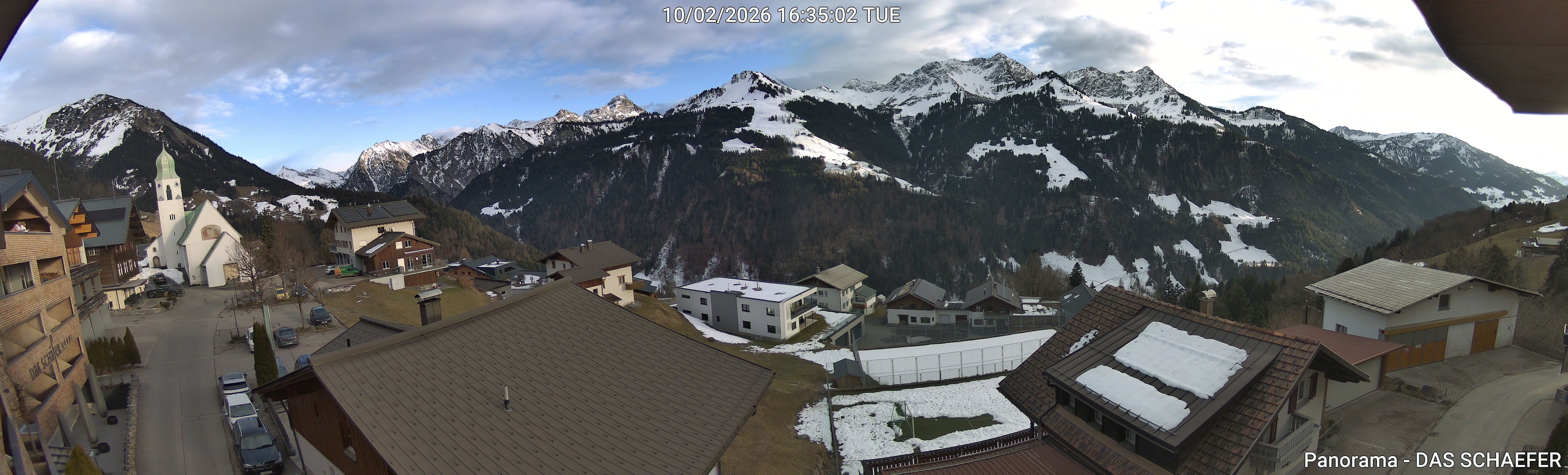 Archiv Foto Webcam Blick Dorf Fontanella
