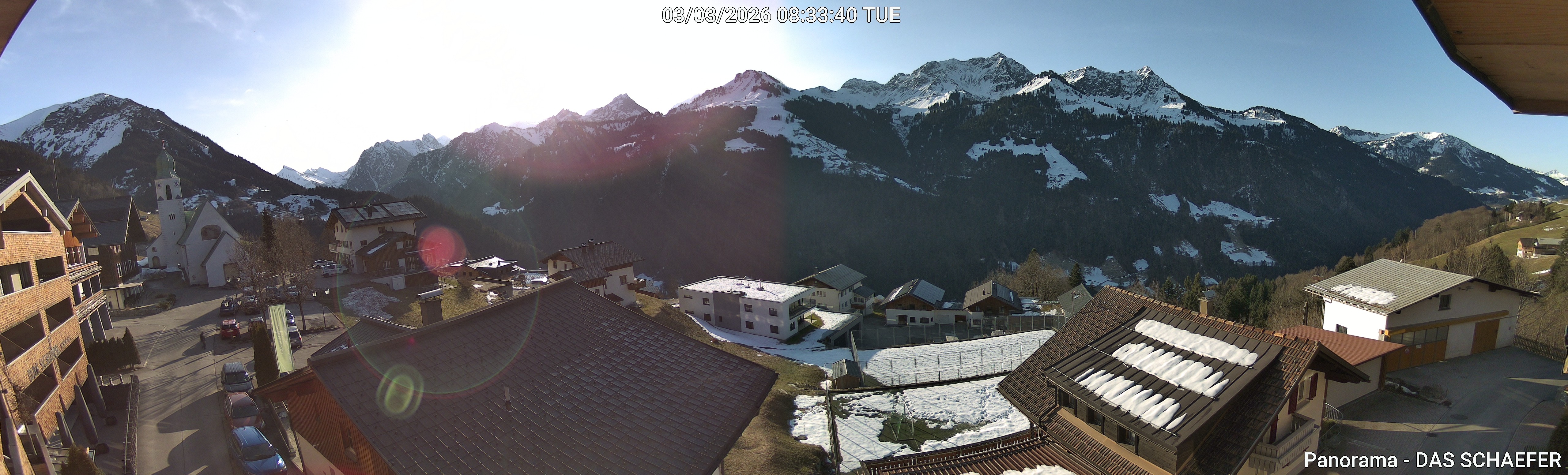 Archiv Foto Webcam Blick Dorf Fontanella