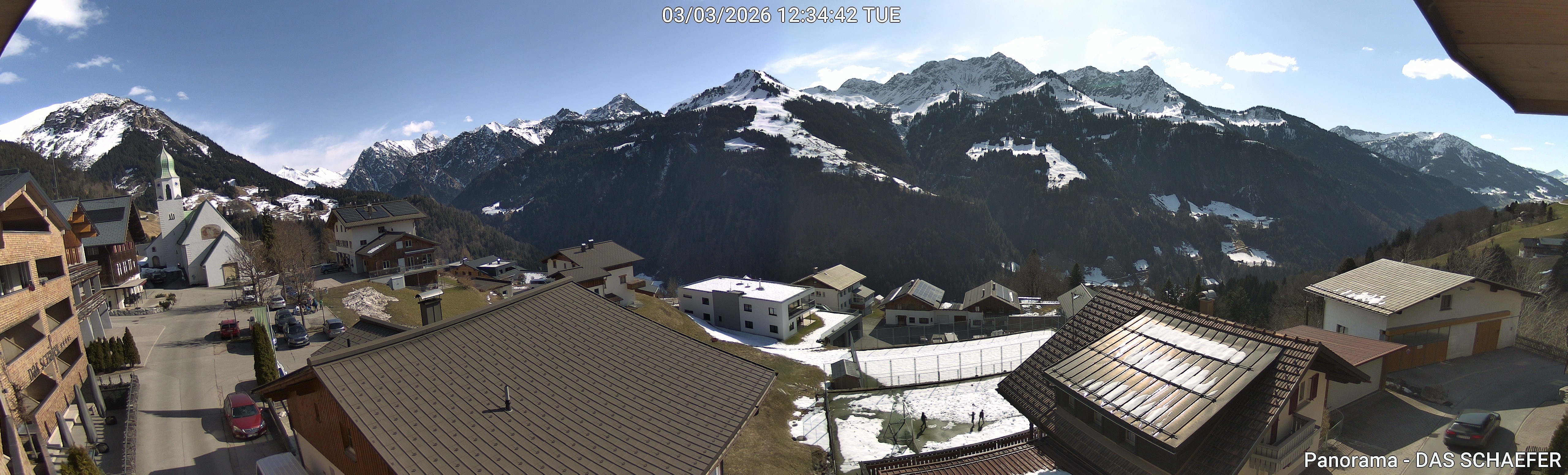 Archiv Foto Webcam Blick Dorf Fontanella