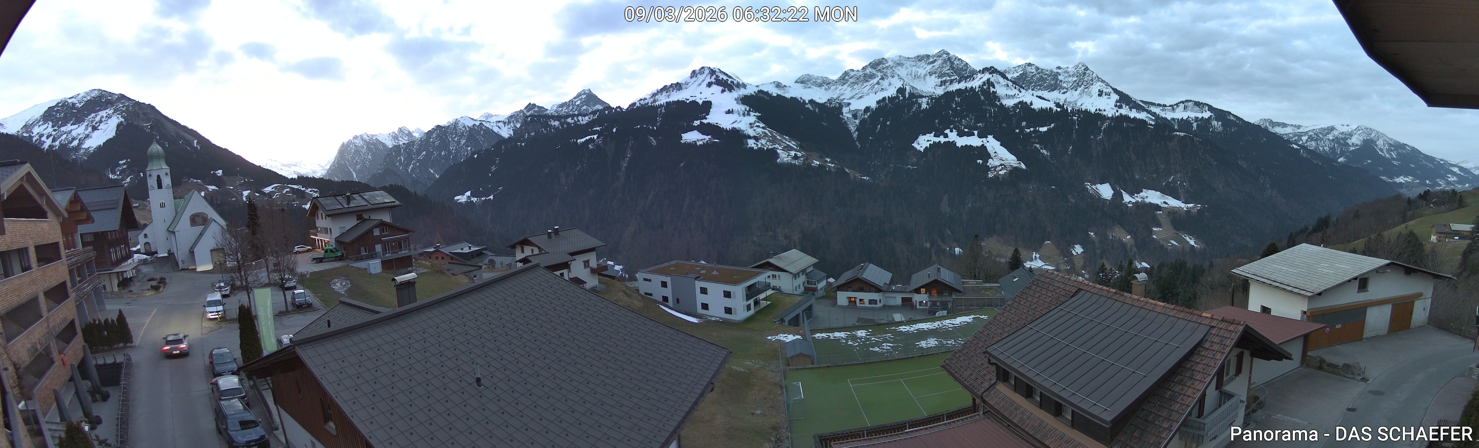 Archiv Foto Webcam Blick Dorf Fontanella