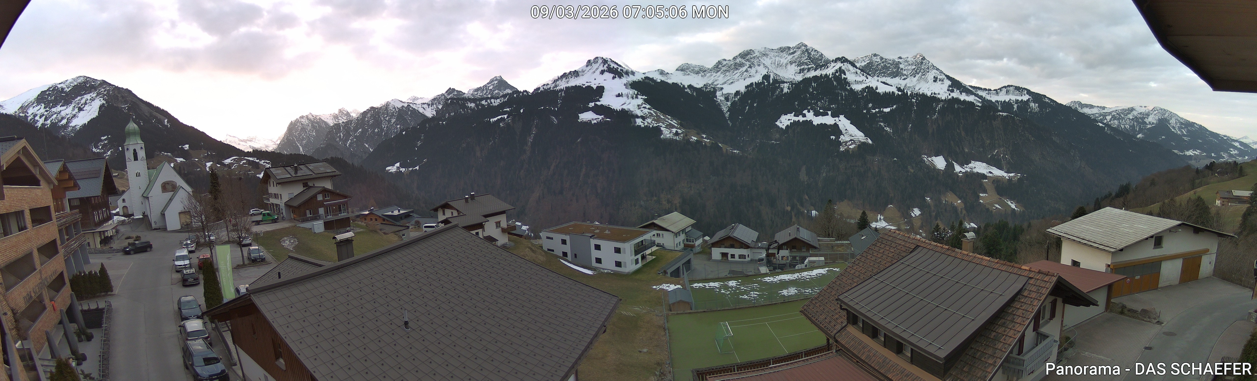Archiv Foto Webcam Blick Dorf Fontanella
