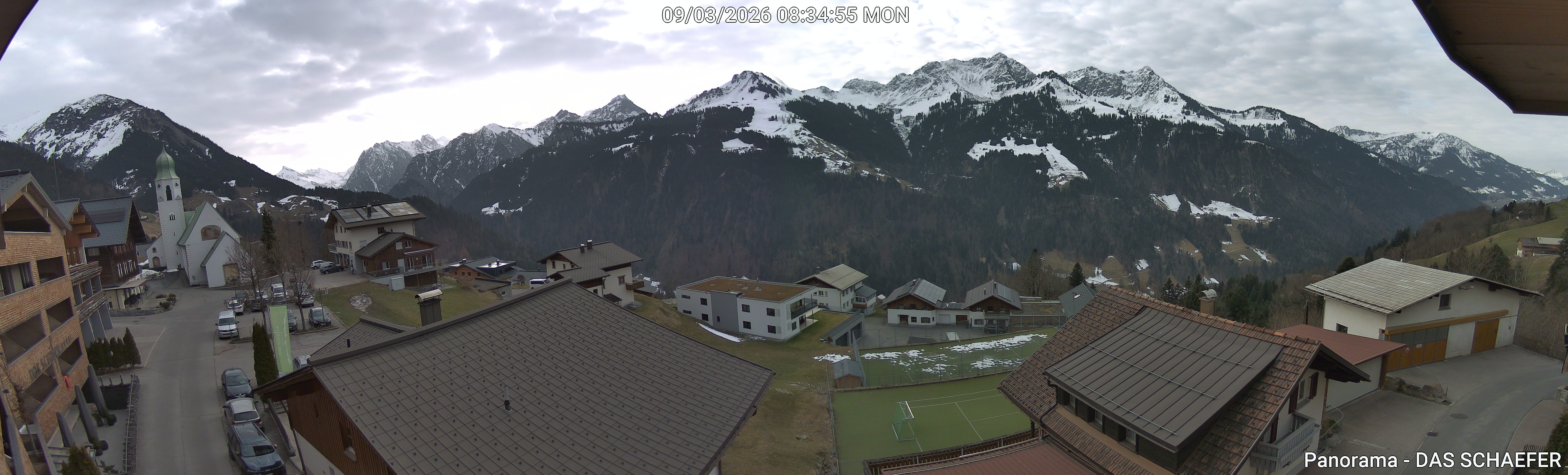 Archiv Foto Webcam Blick Dorf Fontanella