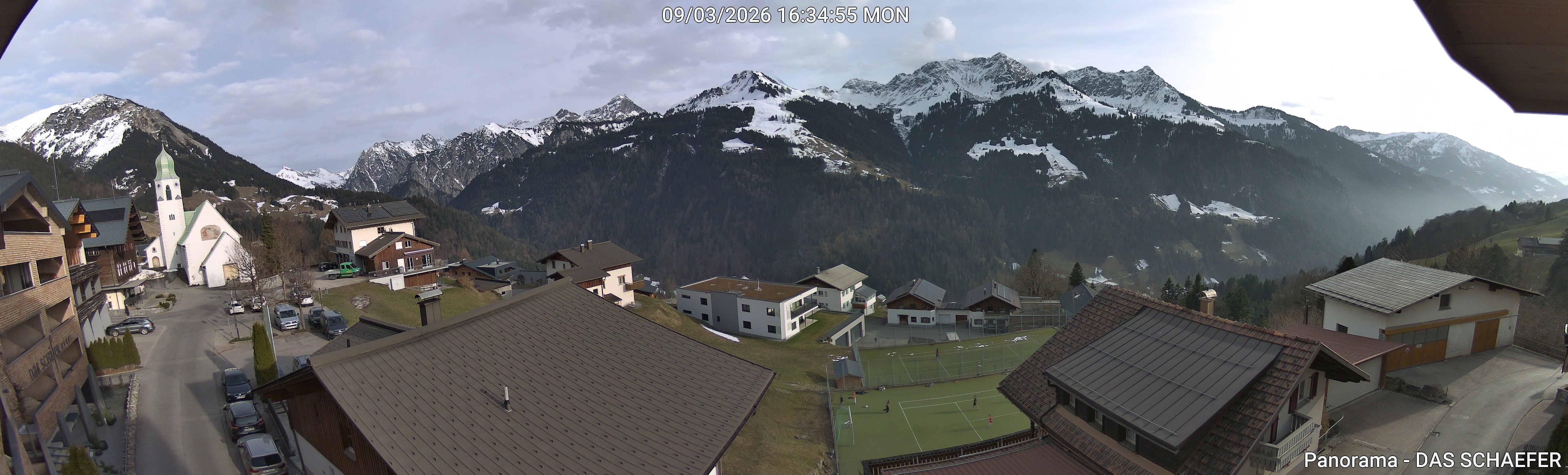 Archiv Foto Webcam Blick Dorf Fontanella