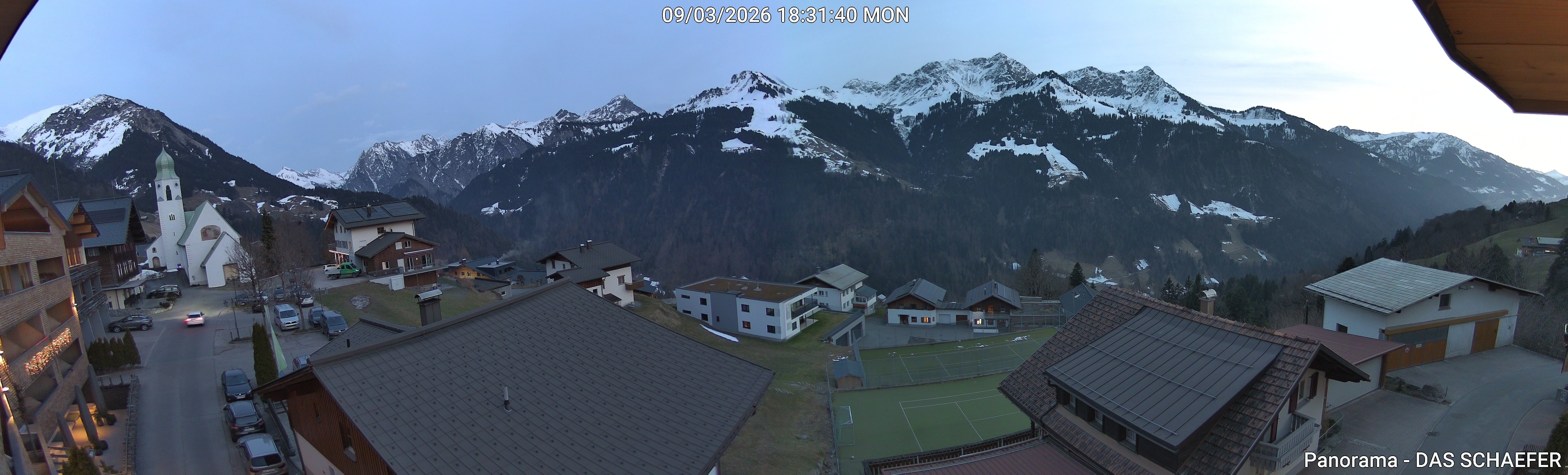 Archiv Foto Webcam Blick Dorf Fontanella