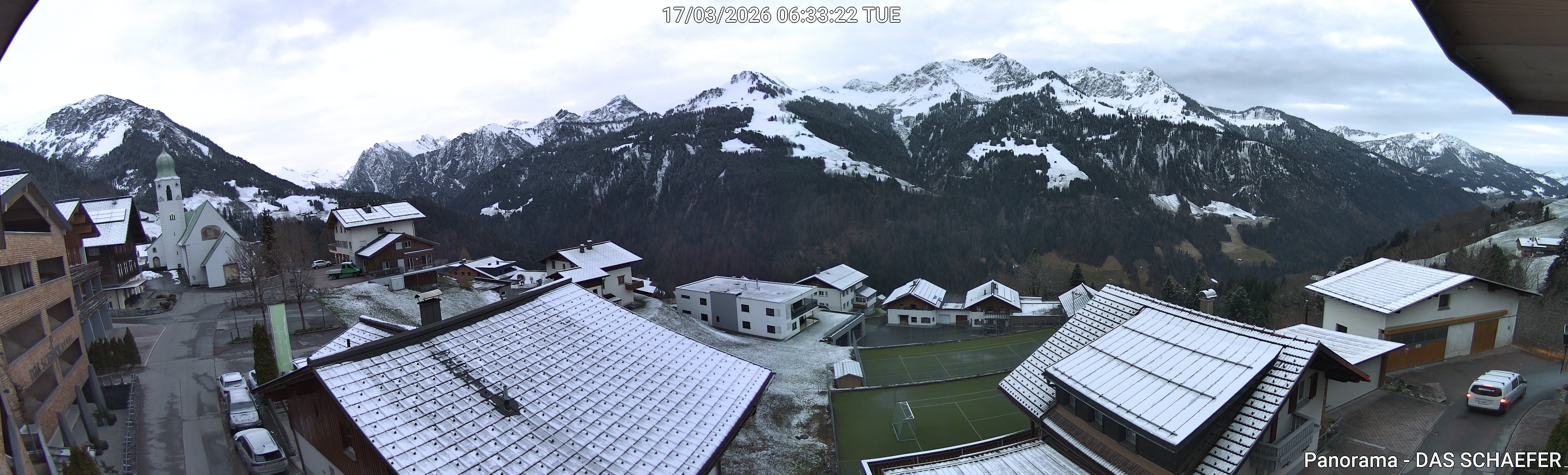 Archiv Foto Webcam Blick Dorf Fontanella