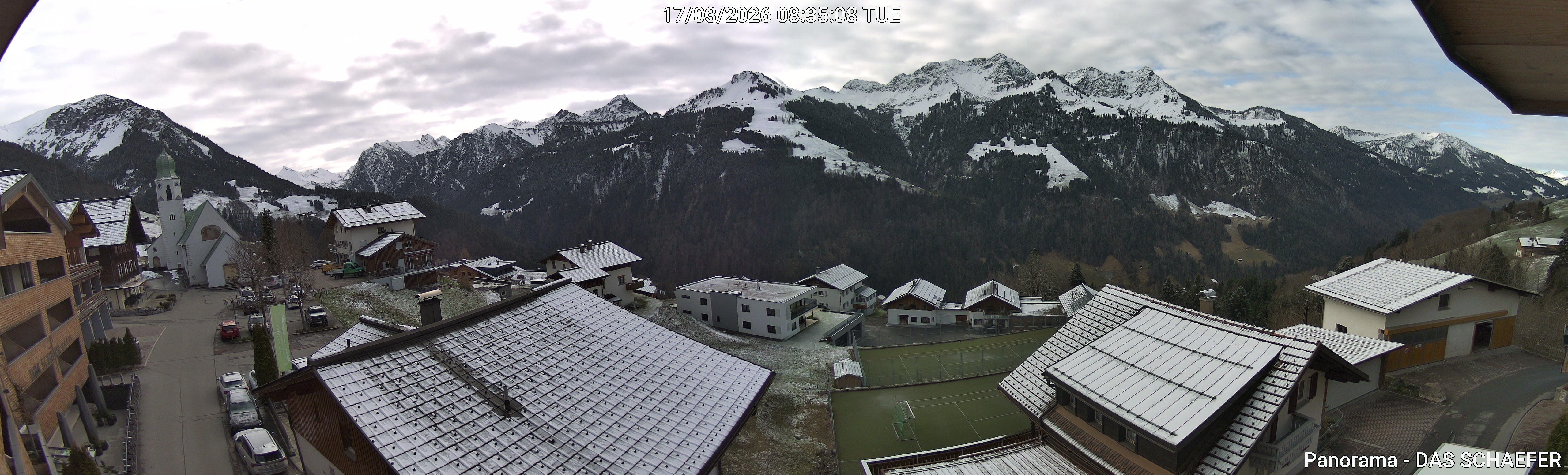 Archiv Foto Webcam Blick Dorf Fontanella