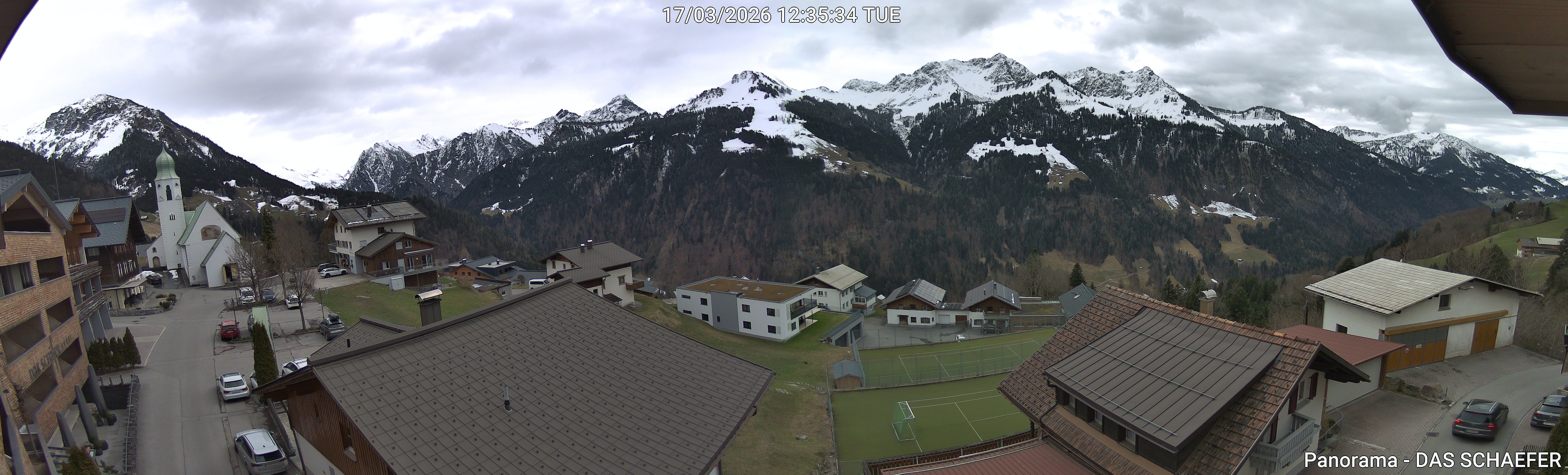 Archiv Foto Webcam Blick Dorf Fontanella